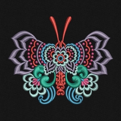 Imagen de Small Ethnic Butterfly